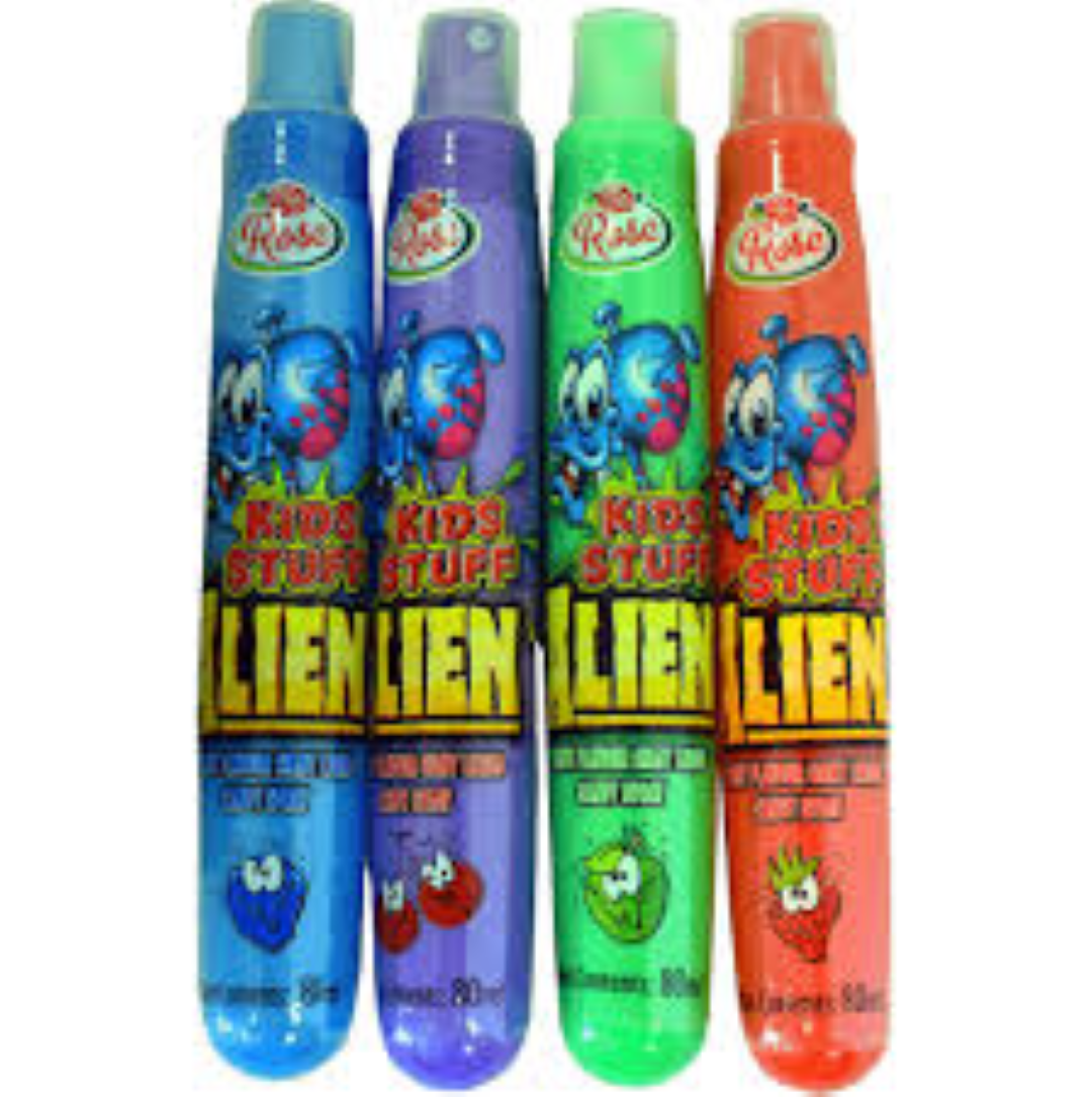 KIDS STUFF ALIEN FRUIT  CANDY SPRAY 80ML